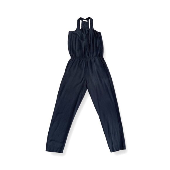 Calypso St. Barth gray silk jumpsuit size XS